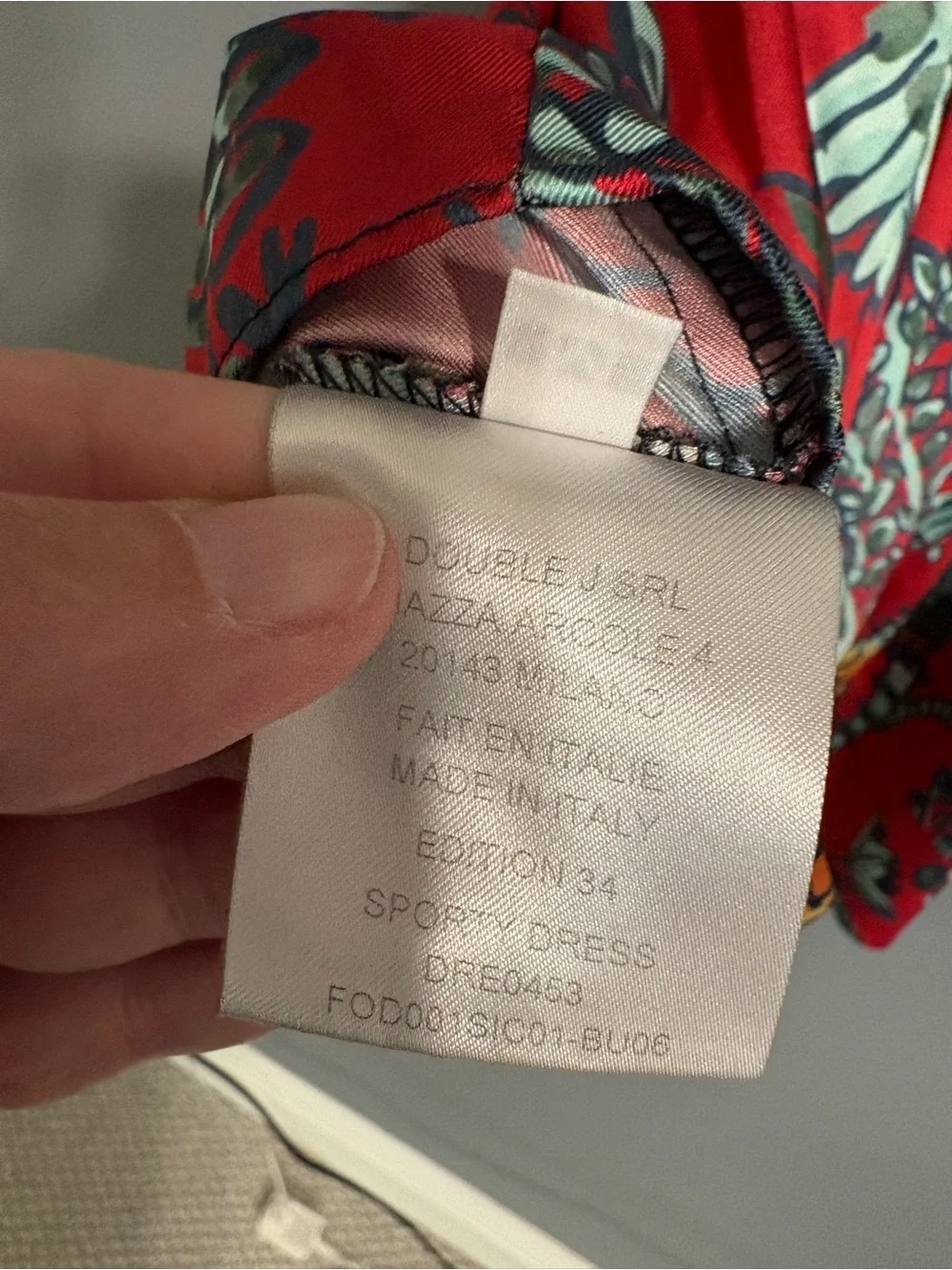 LA DoubleJ Sporty Sweatshirt Mini Dress Size Large